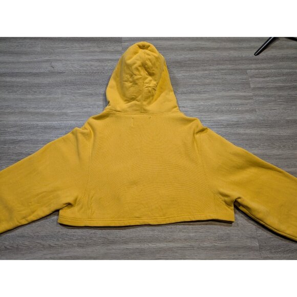 Fuckingawesome FA Women's Large Crop Hoodie Yellow Graphic Skateboarding Y2K - Picture 6 of 12